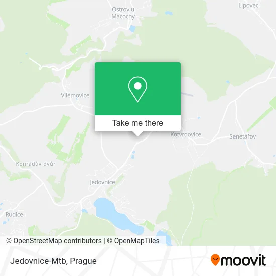 Карта Jedovnice-Mtb