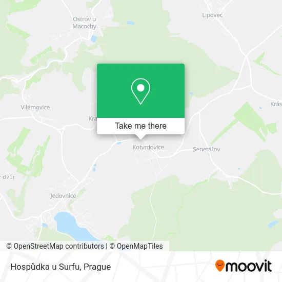 Карта Hospůdka u Surfu