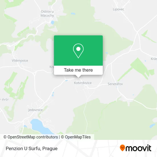 Карта Penzion U Surfu