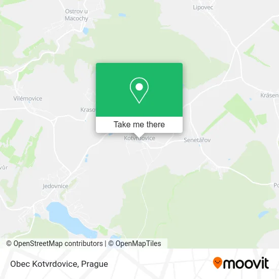 Карта Obec Kotvrdovice