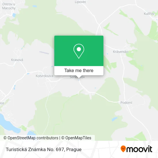 Карта Turistická Známka No. 697