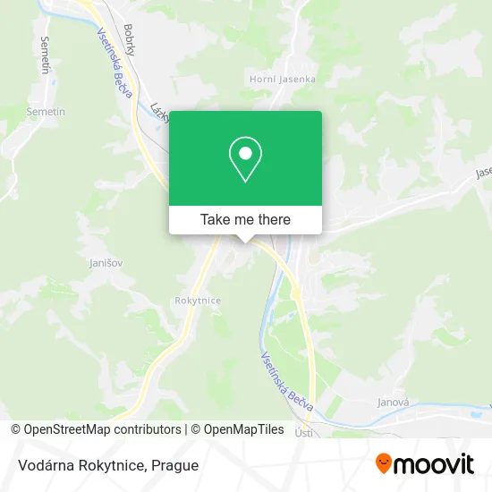 Карта Vodárna Rokytnice