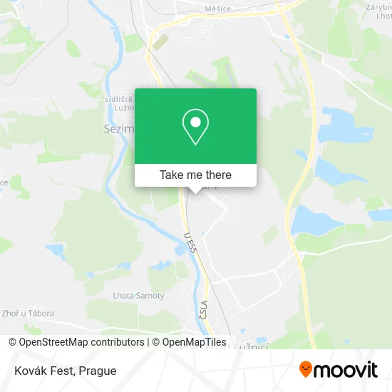 Карта Kovák Fest