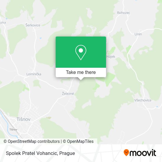 Карта Spolek Pratel Vohancic