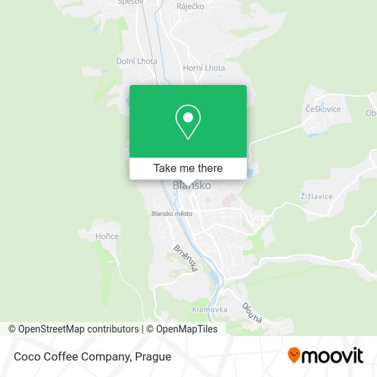 Карта Coco Coffee Company
