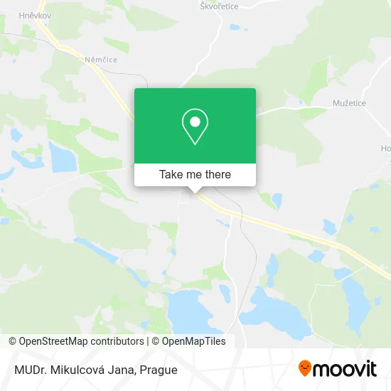 Карта MUDr. Mikulcová Jana