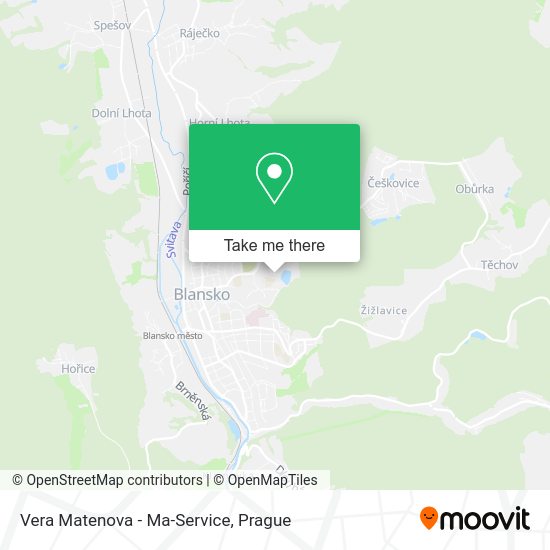 Карта Vera Matenova - Ma-Service