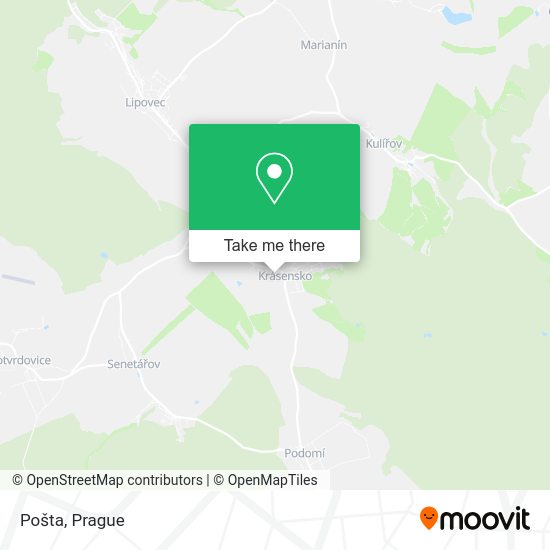 Карта Pošta