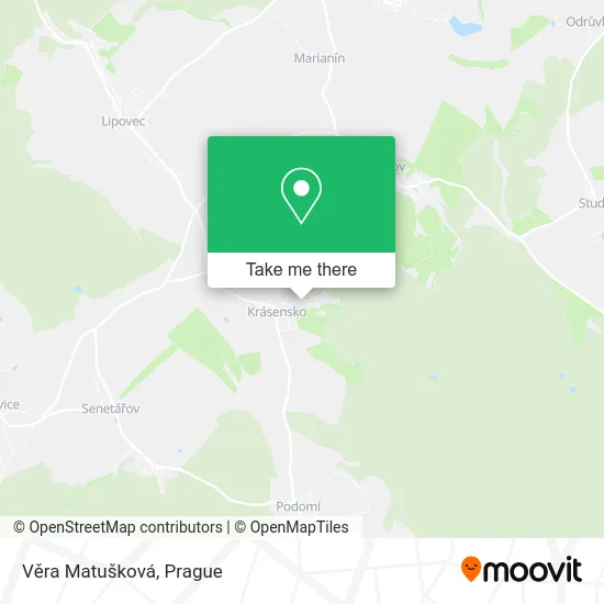 Карта Věra Matušková