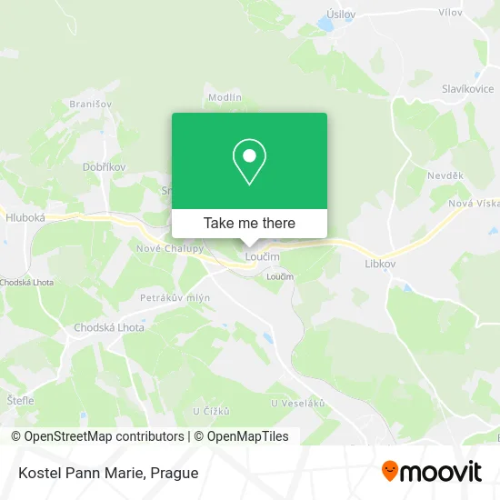 Карта Kostel Pann Marie