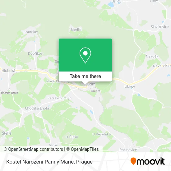 Карта Kostel Narození Panny Marie