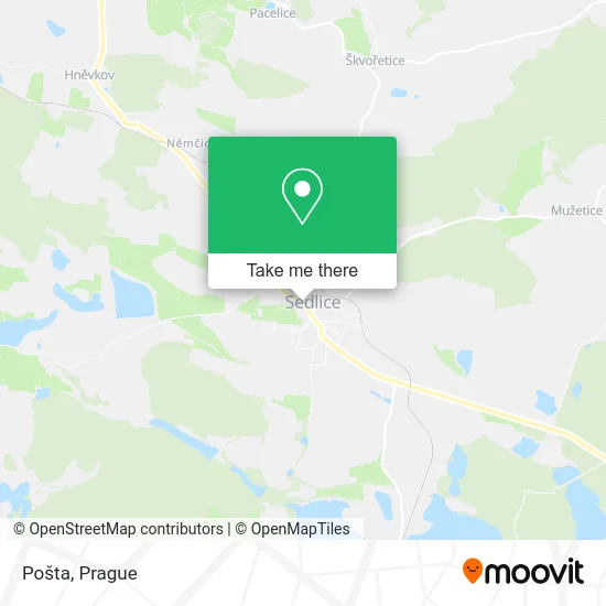 Карта Pošta