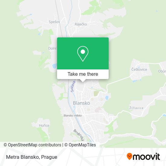 Карта Metra Blansko