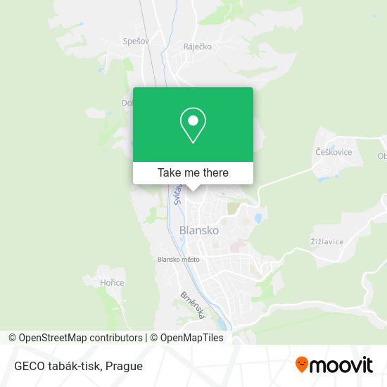 Карта GECO tabák-tisk