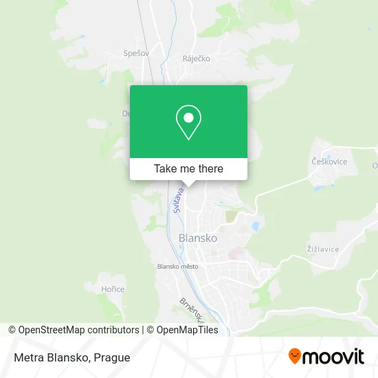 Карта Metra Blansko