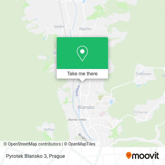 Карта Pyrotek Blansko 3