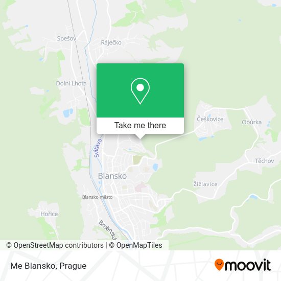 Карта Me Blansko