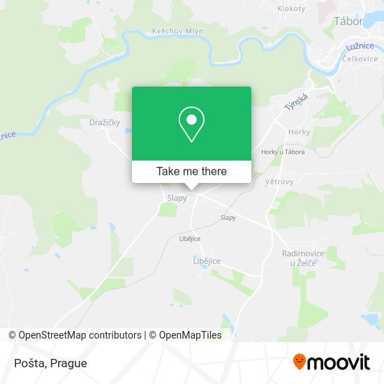 Карта Pošta