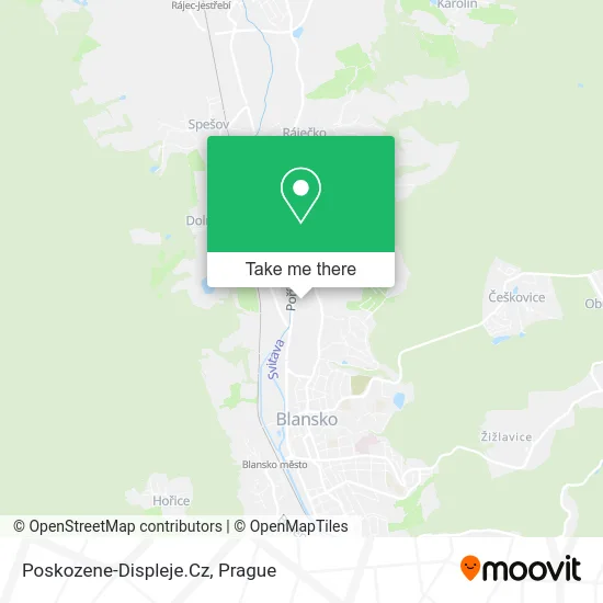 Карта Poskozene-Displeje.Cz