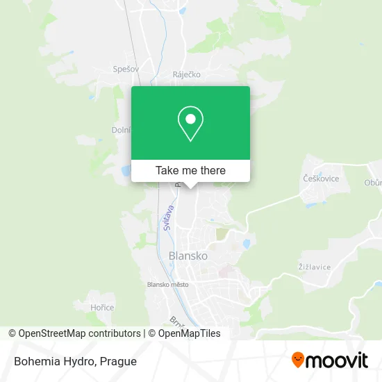Карта Bohemia Hydro