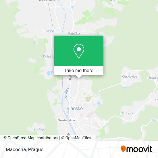 Карта Macocha