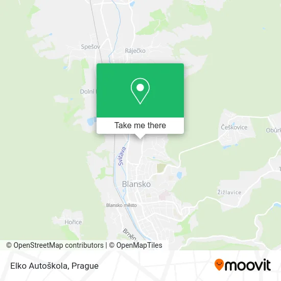 Карта Elko Autoškola