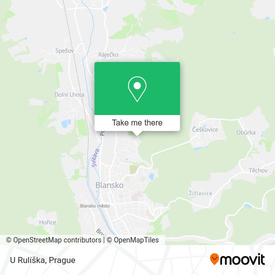 Карта U Rulíška