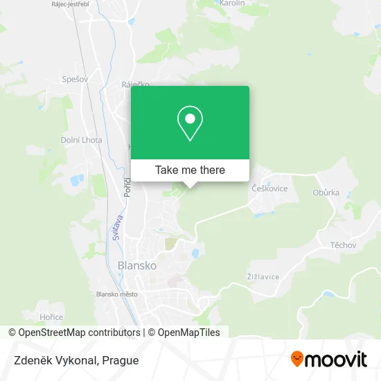 Карта Zdeněk Vykonal