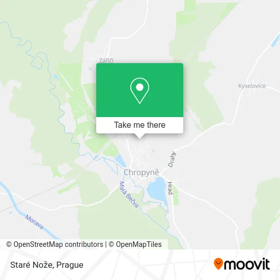 Карта Staré Nože