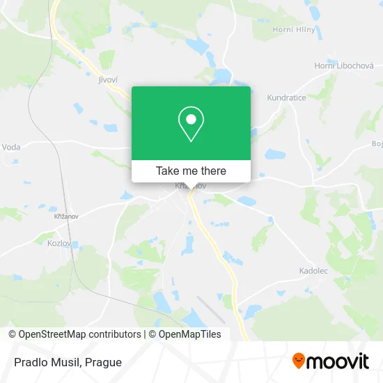 Карта Pradlo Musil