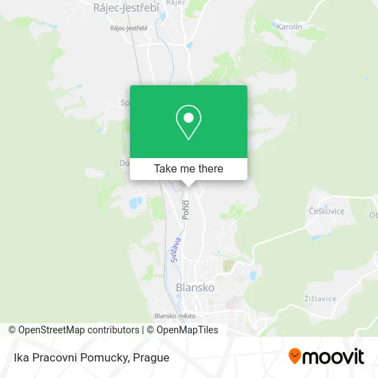 Карта Ika Pracovni Pomucky