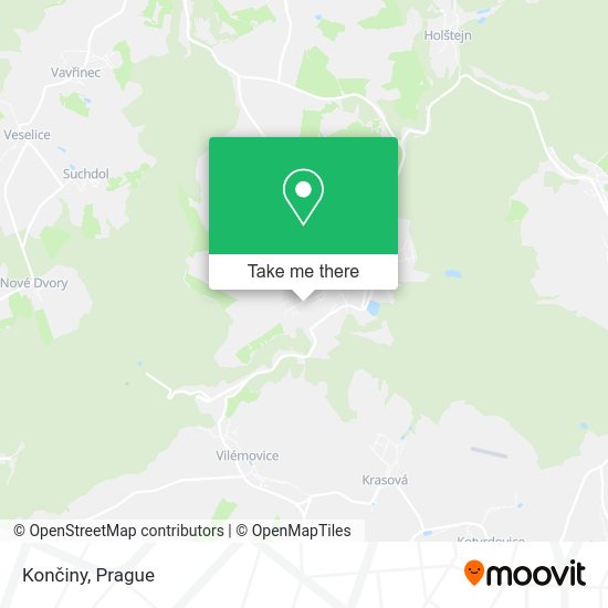 Карта Končiny