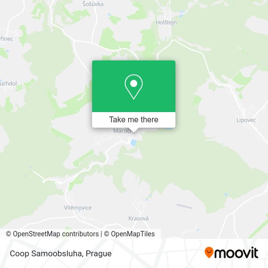Карта Coop Samoobsluha
