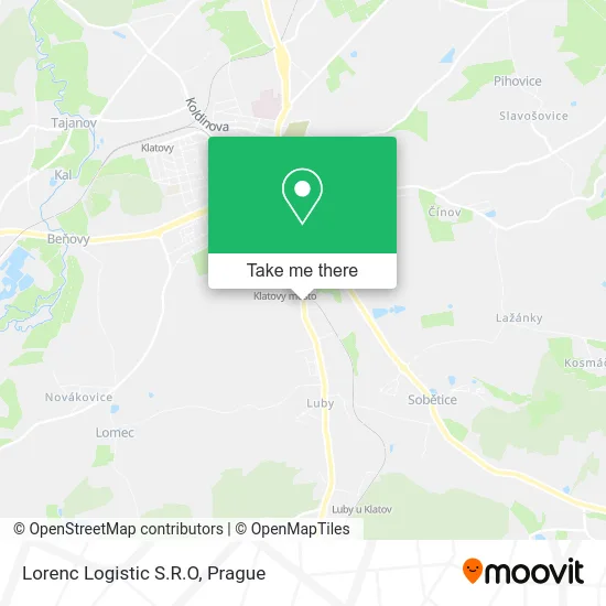 Карта Lorenc Logistic S.R.O