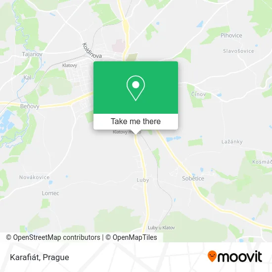 Карта Karafiát