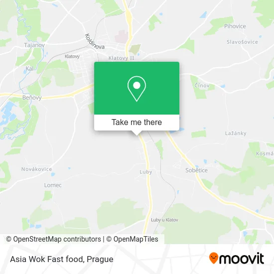 Карта Asia Wok Fast food