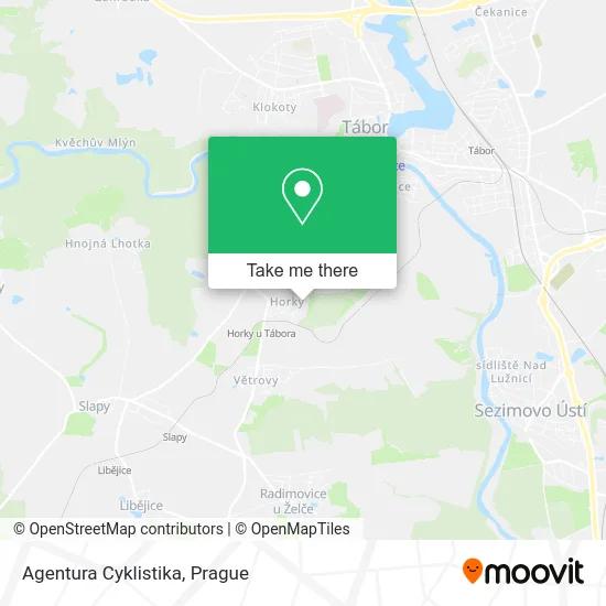 Карта Agentura Cyklistika