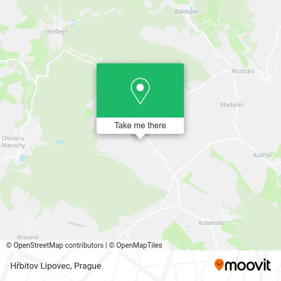 Карта Hřbitov Lipovec