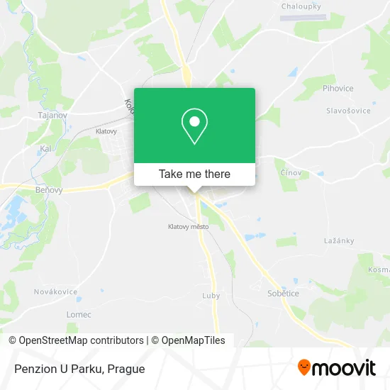 Карта Penzion U Parku