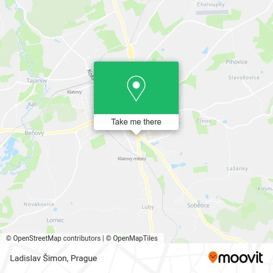 Ladislav Šimon map