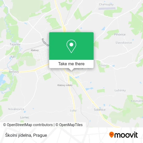 Карта Školní jídelna
