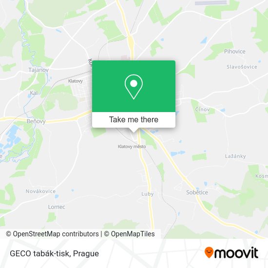 Карта GECO tabák-tisk