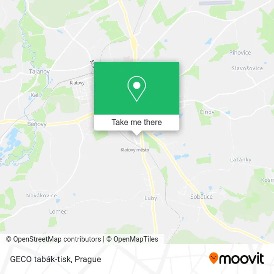 Карта GECO tabák-tisk
