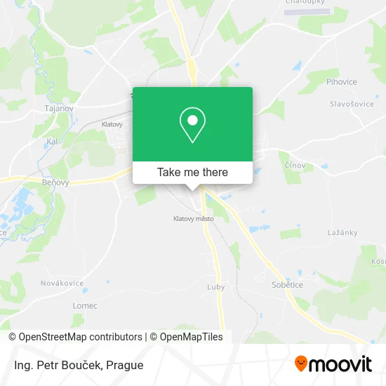 Карта Ing. Petr Bouček