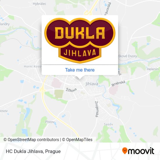 Карта HC Dukla Jihlava