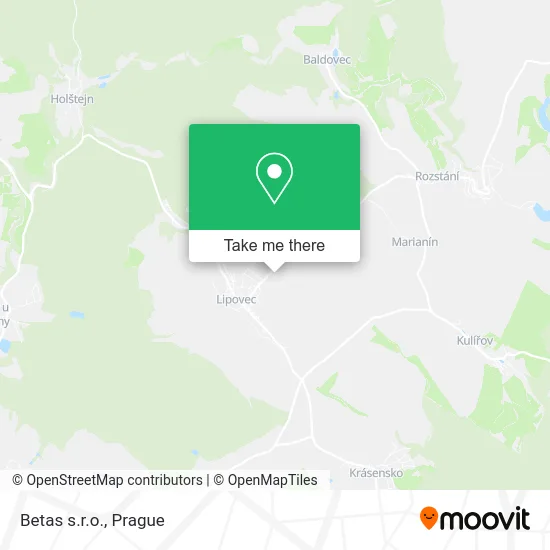 Карта Betas s.r.o.