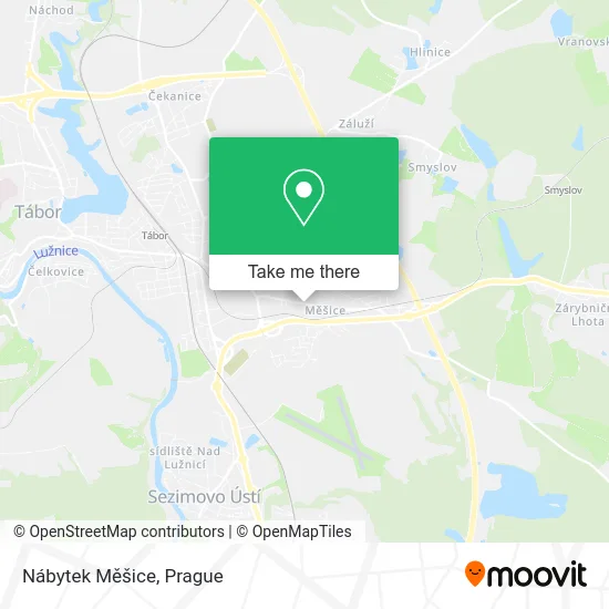 Карта Nábytek Měšice