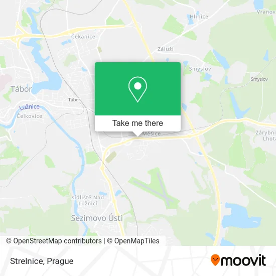 Карта Strelnice