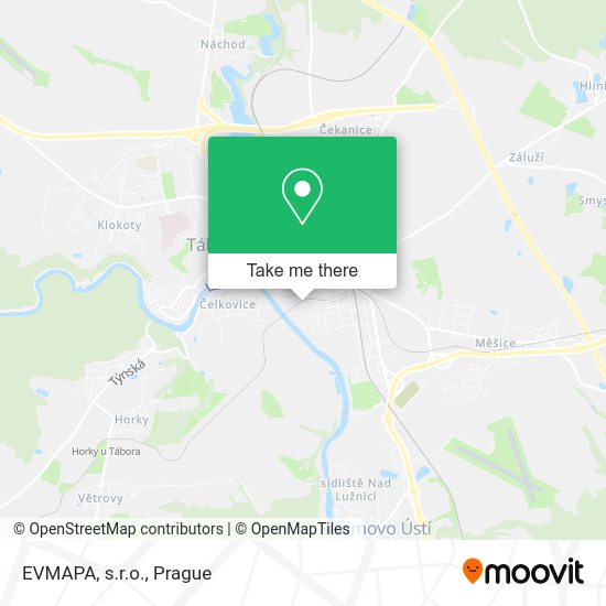 Карта EVMAPA, s.r.o.