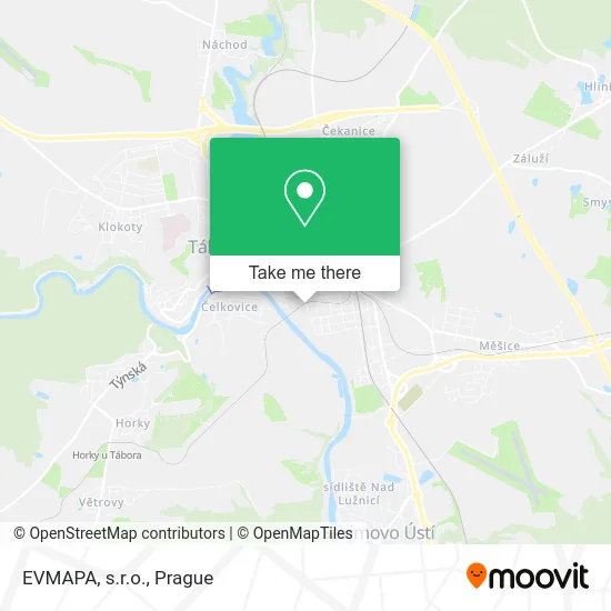 Карта EVMAPA, s.r.o.